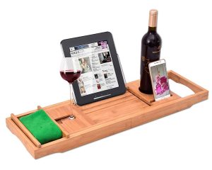 Bamboo Bathtub Caddy