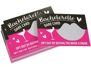 Bachelorette Gifts for the Bride: Bachelorette Party Dare Cards